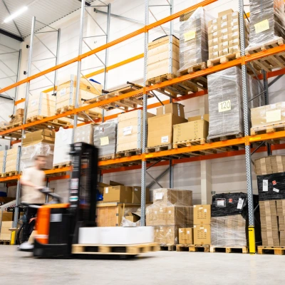 Voorraadmagazijn voor automatiseringscomponenten